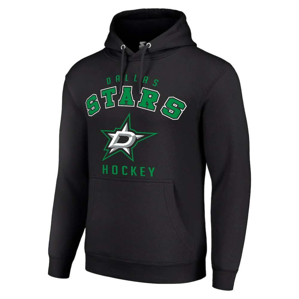 Dallas Stars Starter Logo Pullover Hoodie - Black | NHL on sale