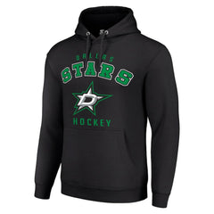 Dallas Stars Starter Logo Pullover Hoodie - Black | NHL on sale