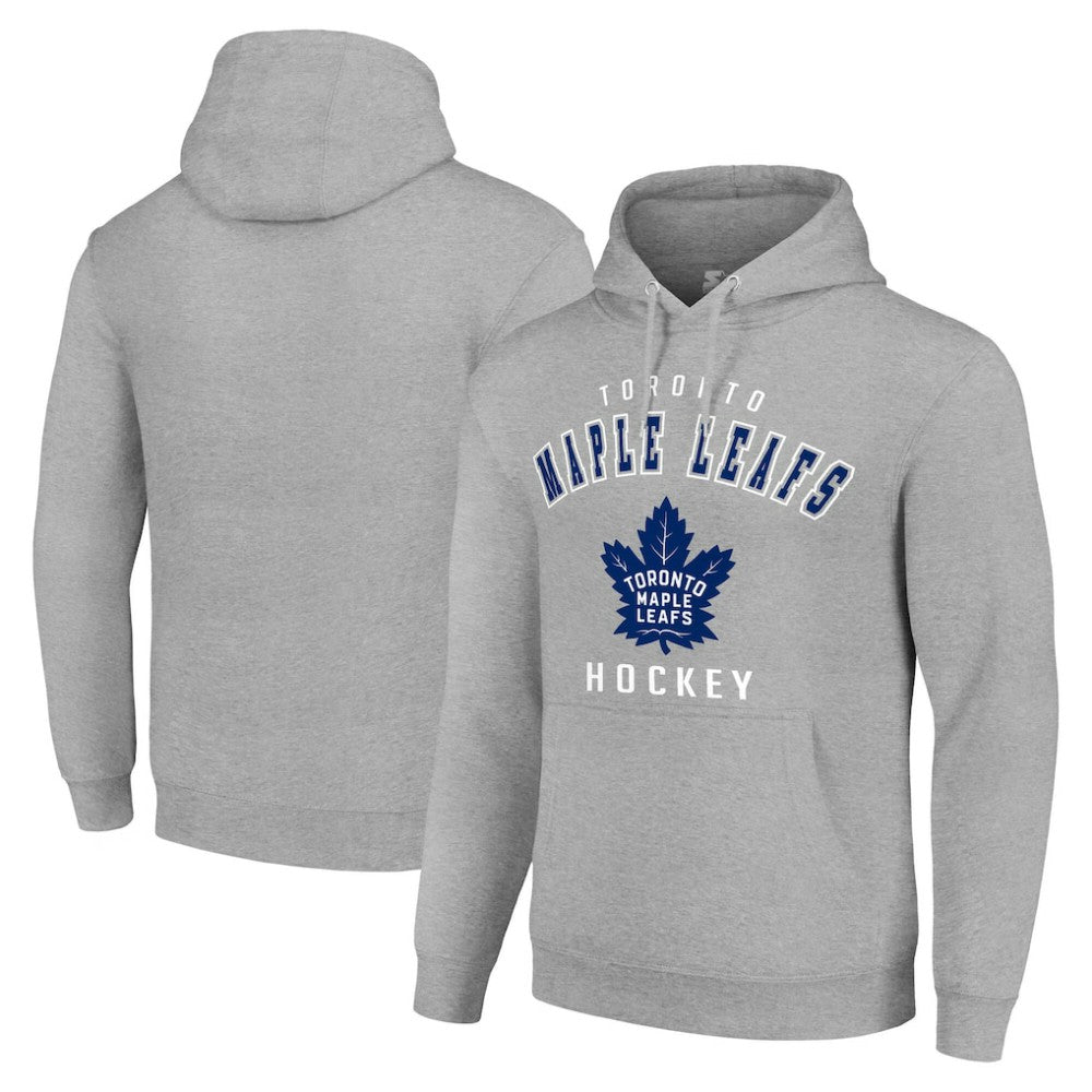 Toronto Maple Leafs Starter Logo Pullover Hoodie - Heather Gray | NHL on sale