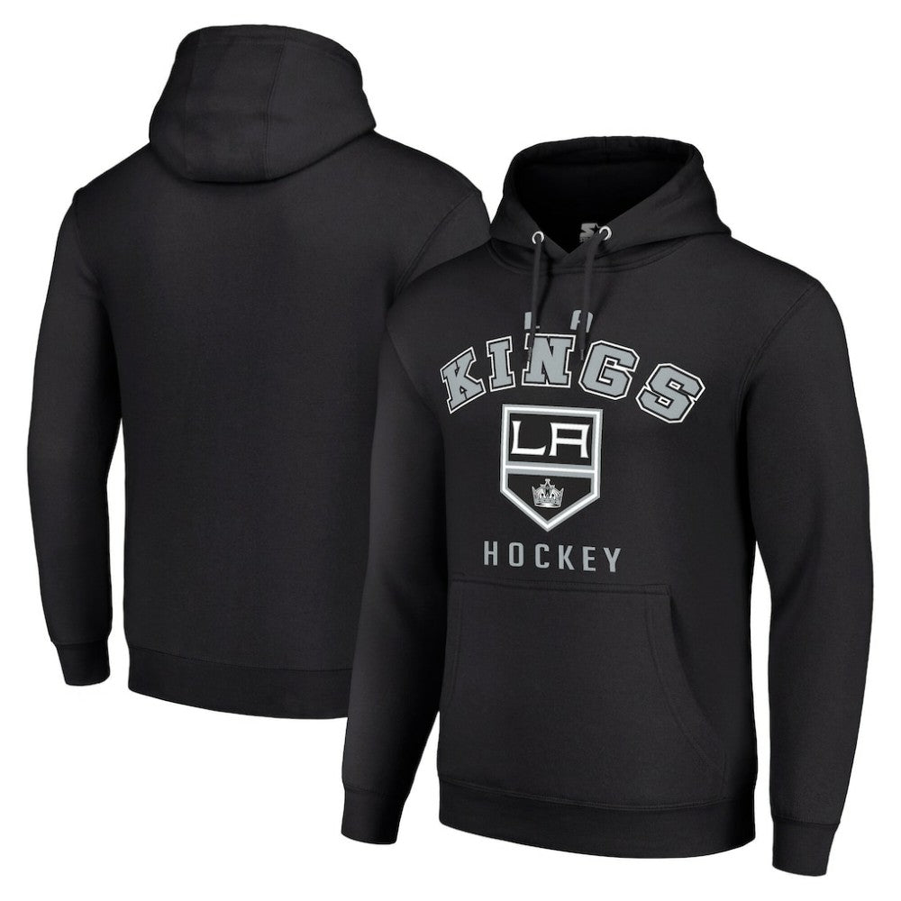 Los Angeles Kings Starter Logo Pullover Hoodie - Black | NHL discount