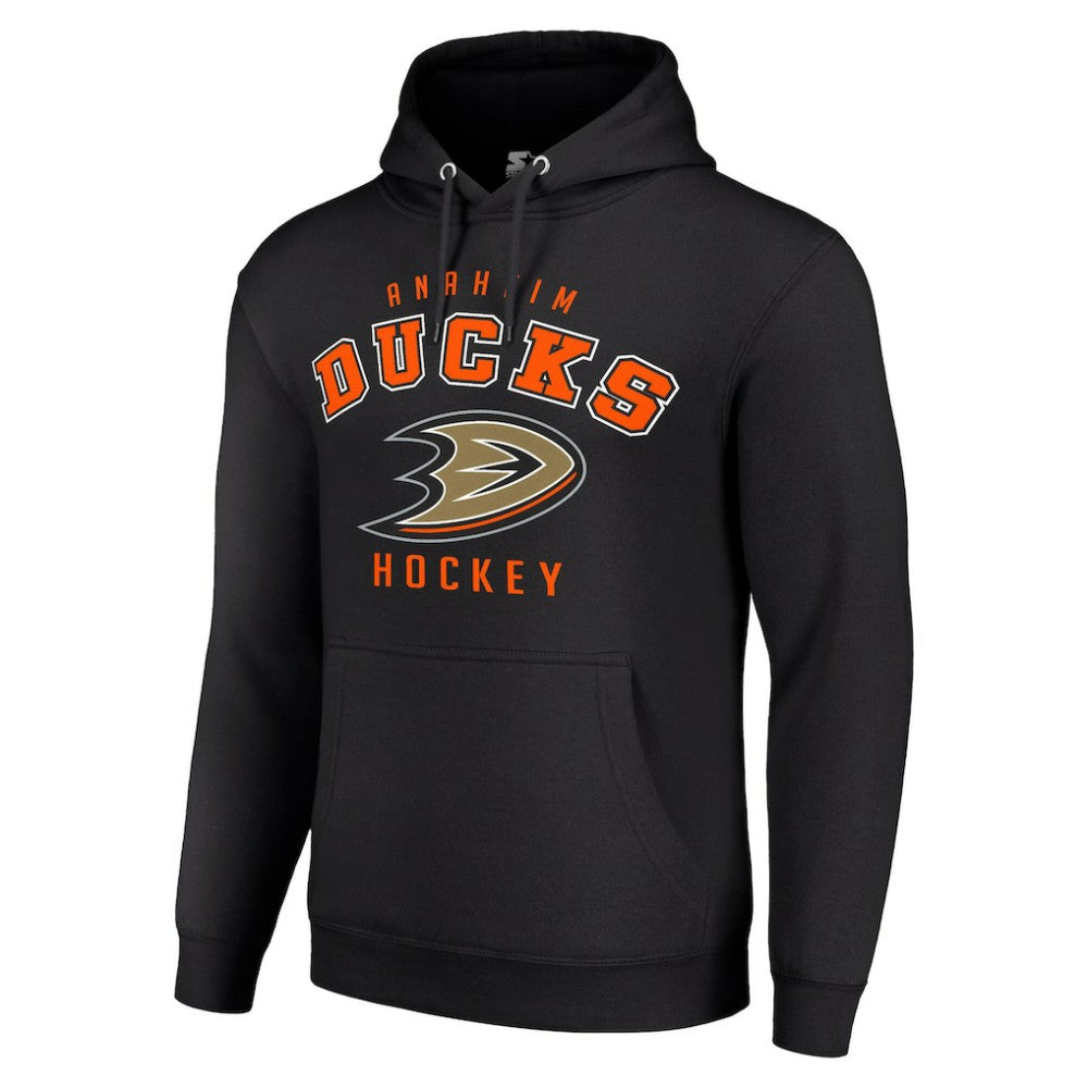 Anaheim Ducks Starter Logo Pullover Hoodie - Black | NHL discount