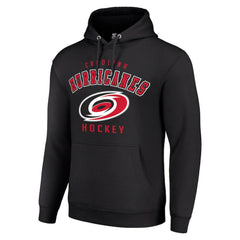 Carolina Hurricanes Starter Logo Pullover Hoodie - Black | NHL online