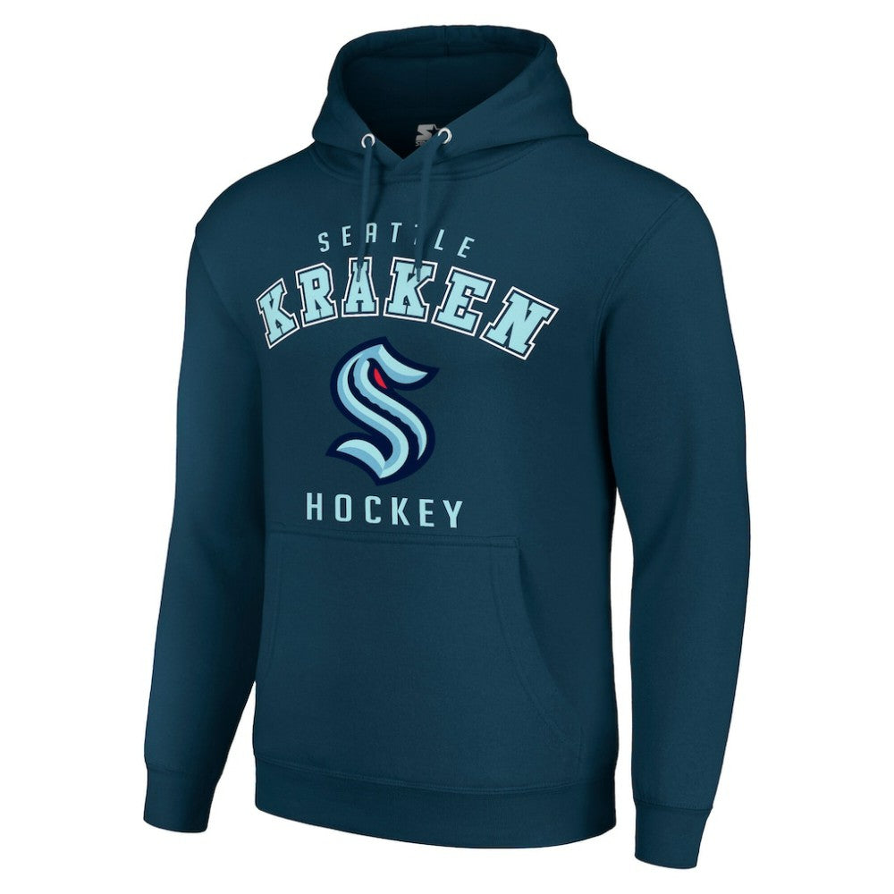 Seattle Kraken Starter Logo Pullover Hoodie - Navy | NHL near me