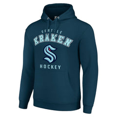 Seattle Kraken Starter Logo Pullover Hoodie - Navy | NHL near me