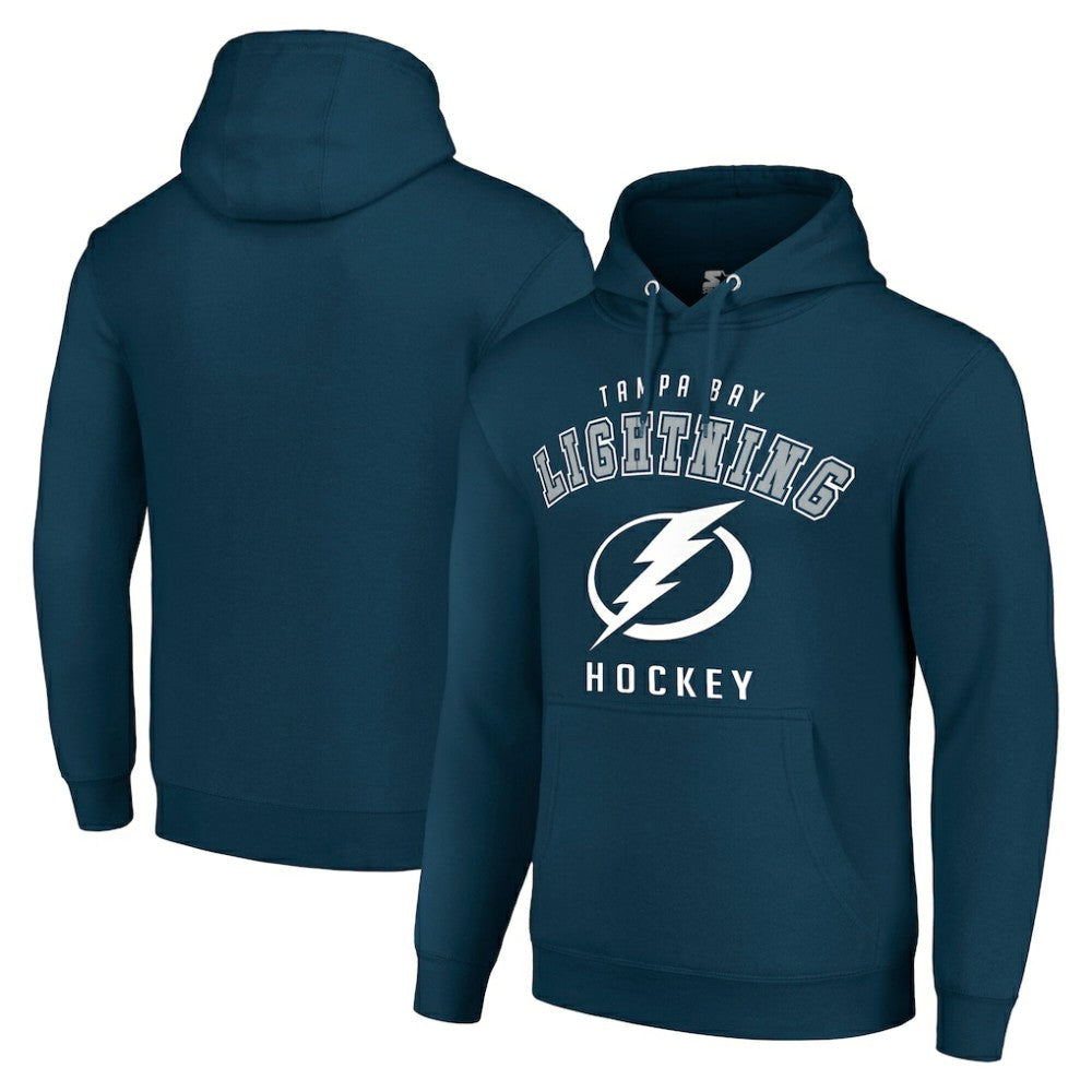 Tampa Bay Lightning Starter Logo Pullover Hoodie - Navy | NHL sale