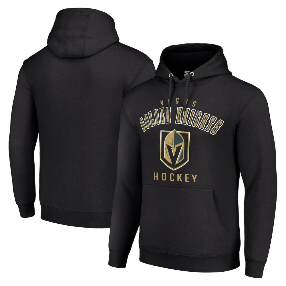 Vegas Golden Knights Starter Logo Pullover Hoodie - Black | NHL on sale