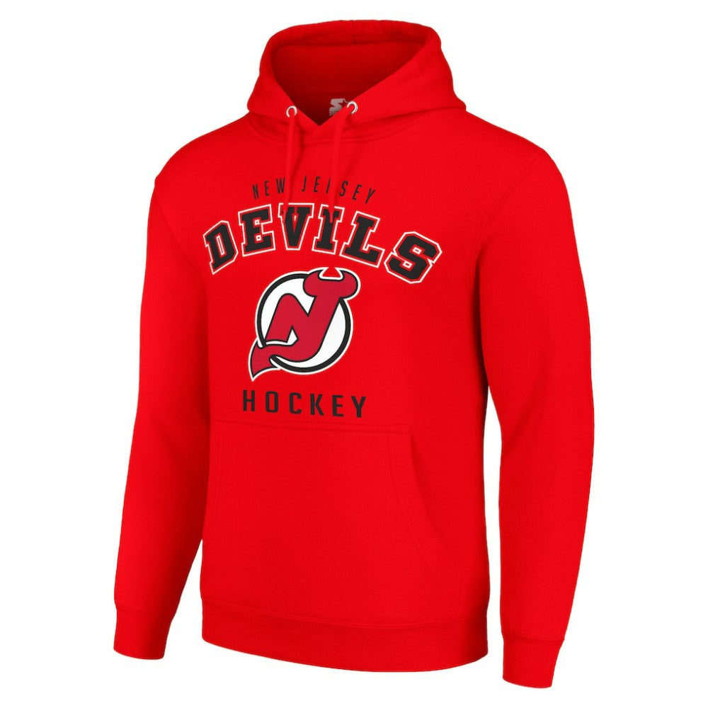 New Jersey Devils Starter Logo Pullover Hoodie - Red | NHL near me