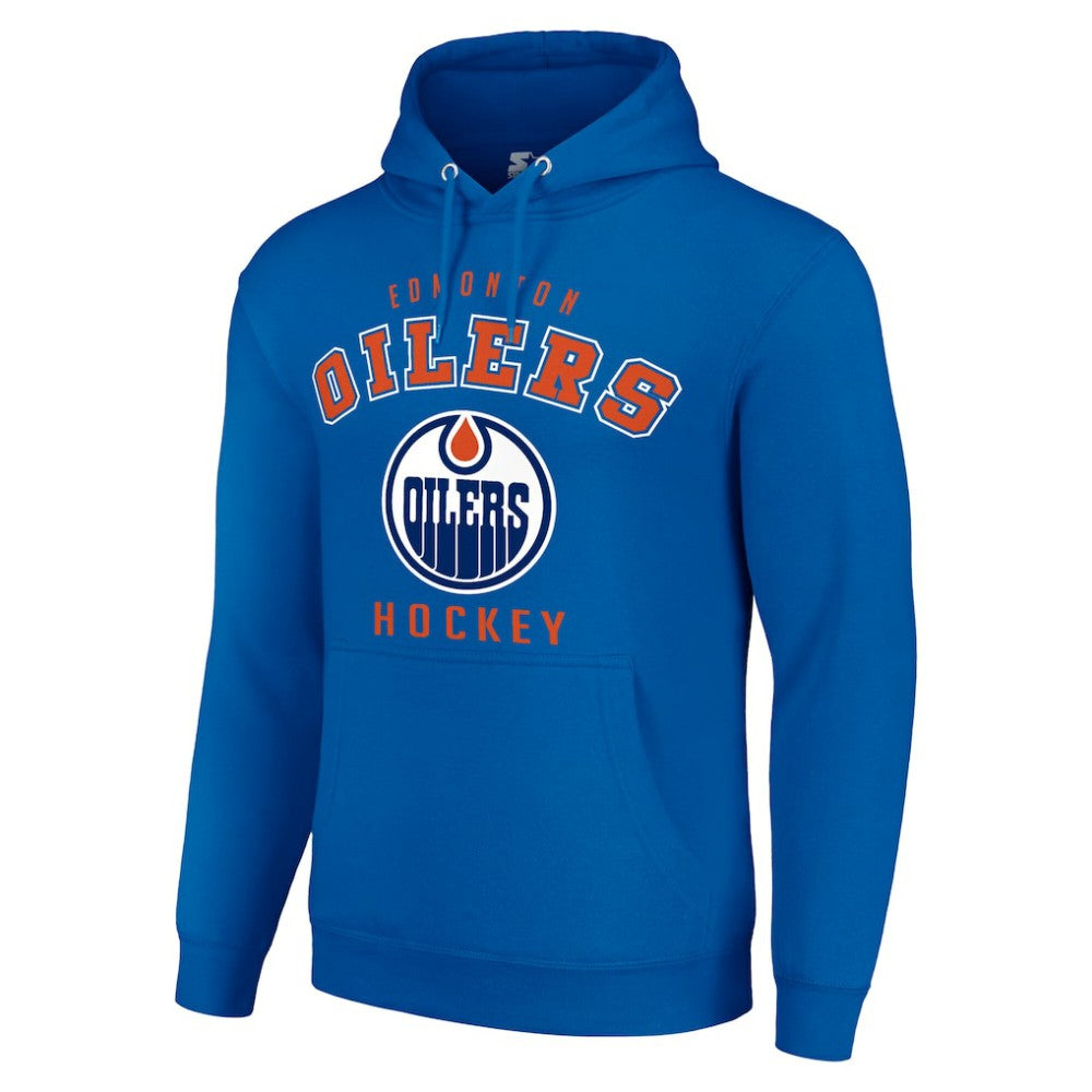 Edmonton Oilers Starter Logo Pullover Hoodie - Royal | NHL near me