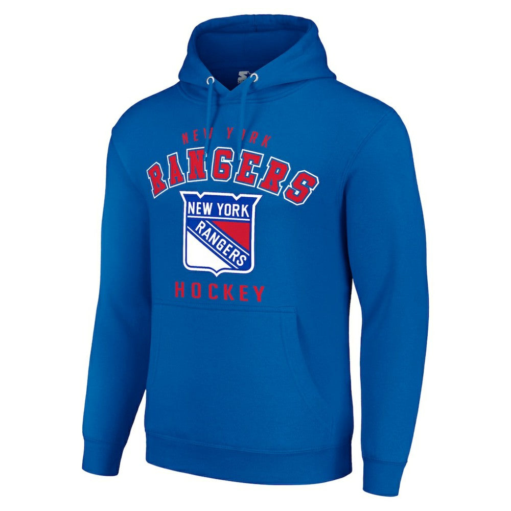 New York Rangers Starter Logo Pullover Hoodie - Royal | NHL on sale