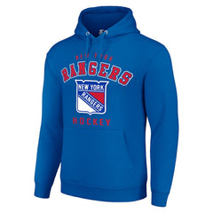 New York Rangers Starter Logo Pullover Hoodie - Royal | NHL on sale