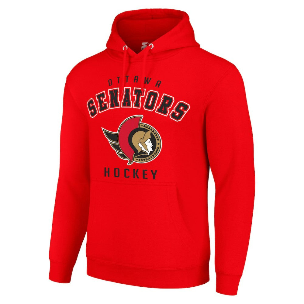Ottawa Senators Starter Logo Pullover Hoodie - Red | NHL Lifestyle