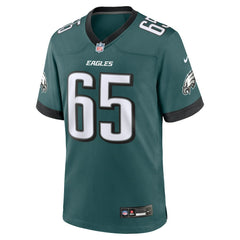 Lane Johnson Philadelphia Eagles Team Game Jersey - Midnight Green - Nike