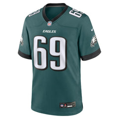 Landon Dickerson Philadelphia Eagles Team Game Jersey - Midnight Green - Nike