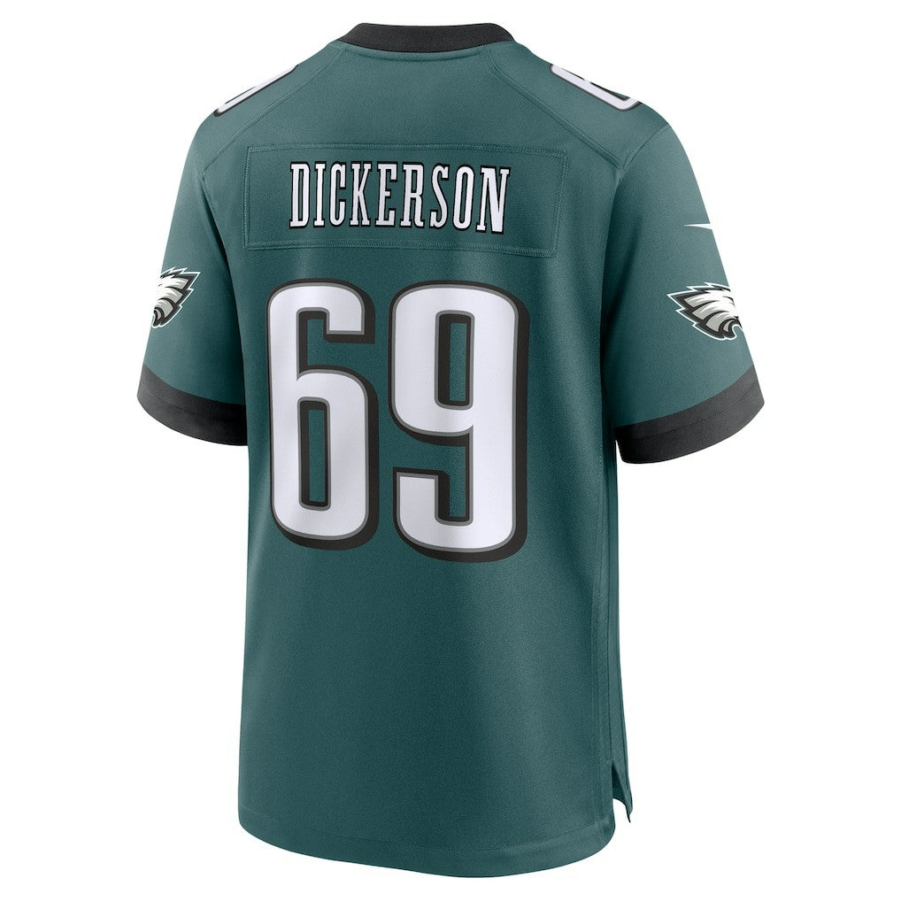 Landon Dickerson Philadelphia Eagles Team Game Jersey - Midnight Green - Nike