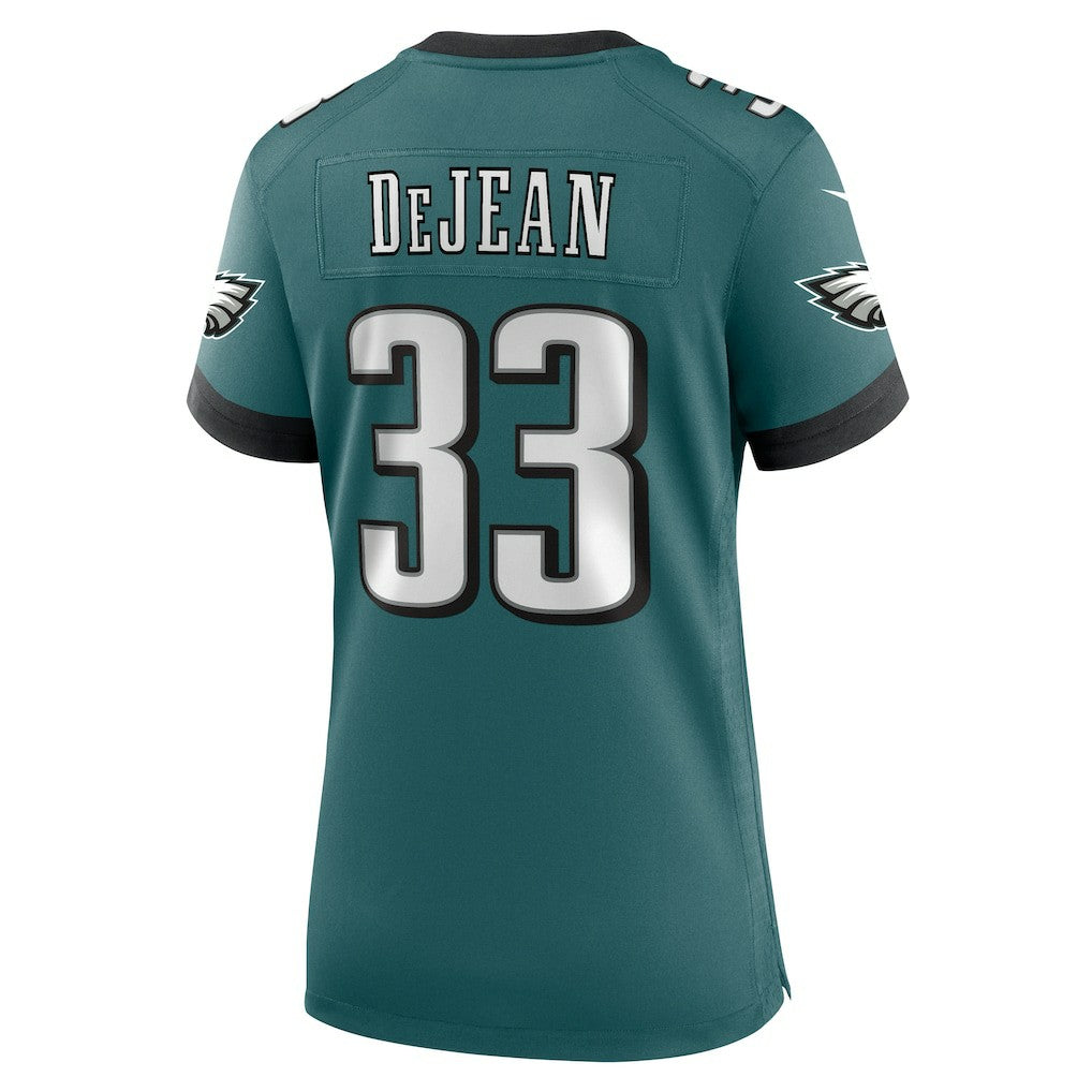 Cooper DeJean Philadelphia Eagles Women's Team Game Jersey - Midnight Green - Nike