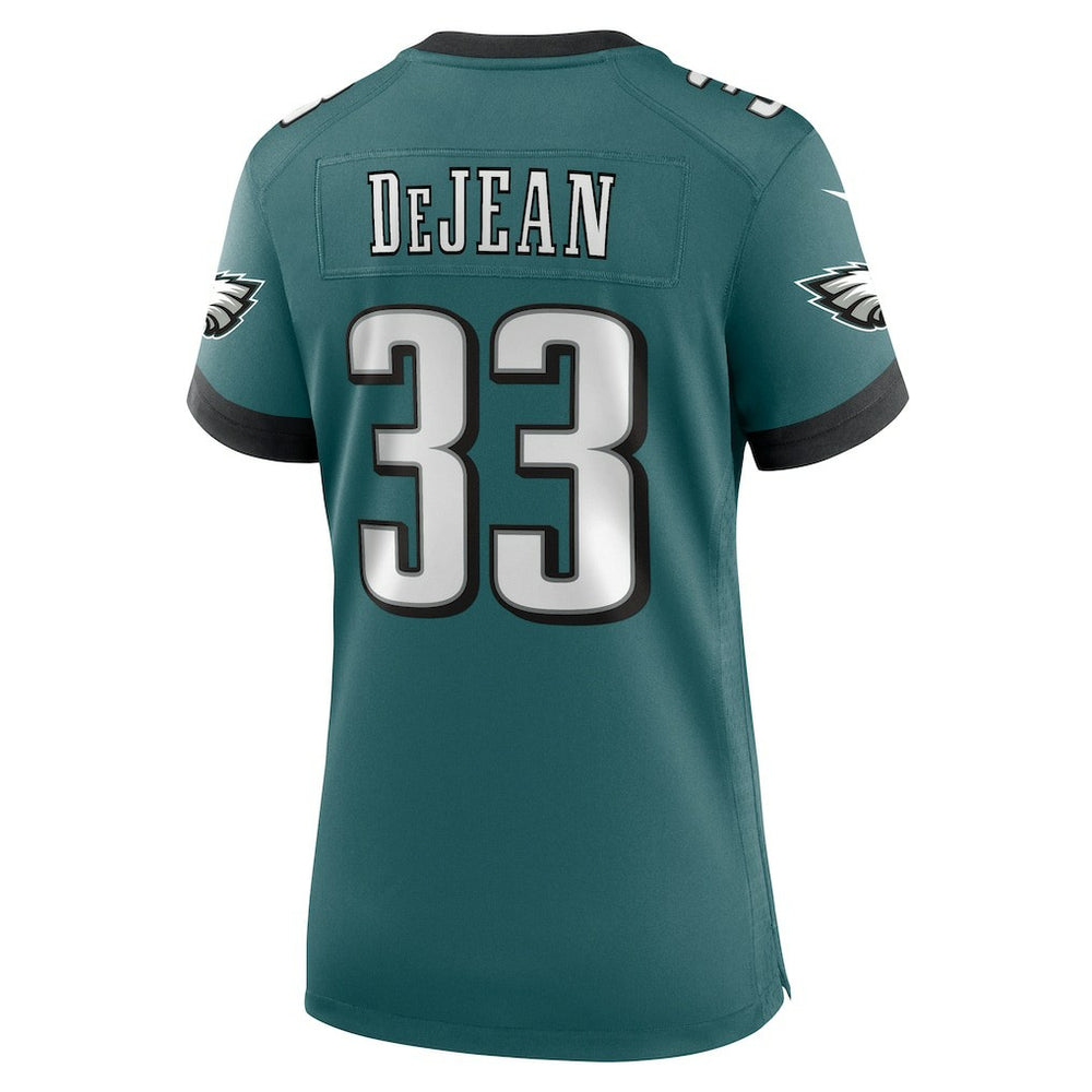 Cooper DeJean Philadelphia Eagles Women's Team Game Jersey - Midnight Green - Nike