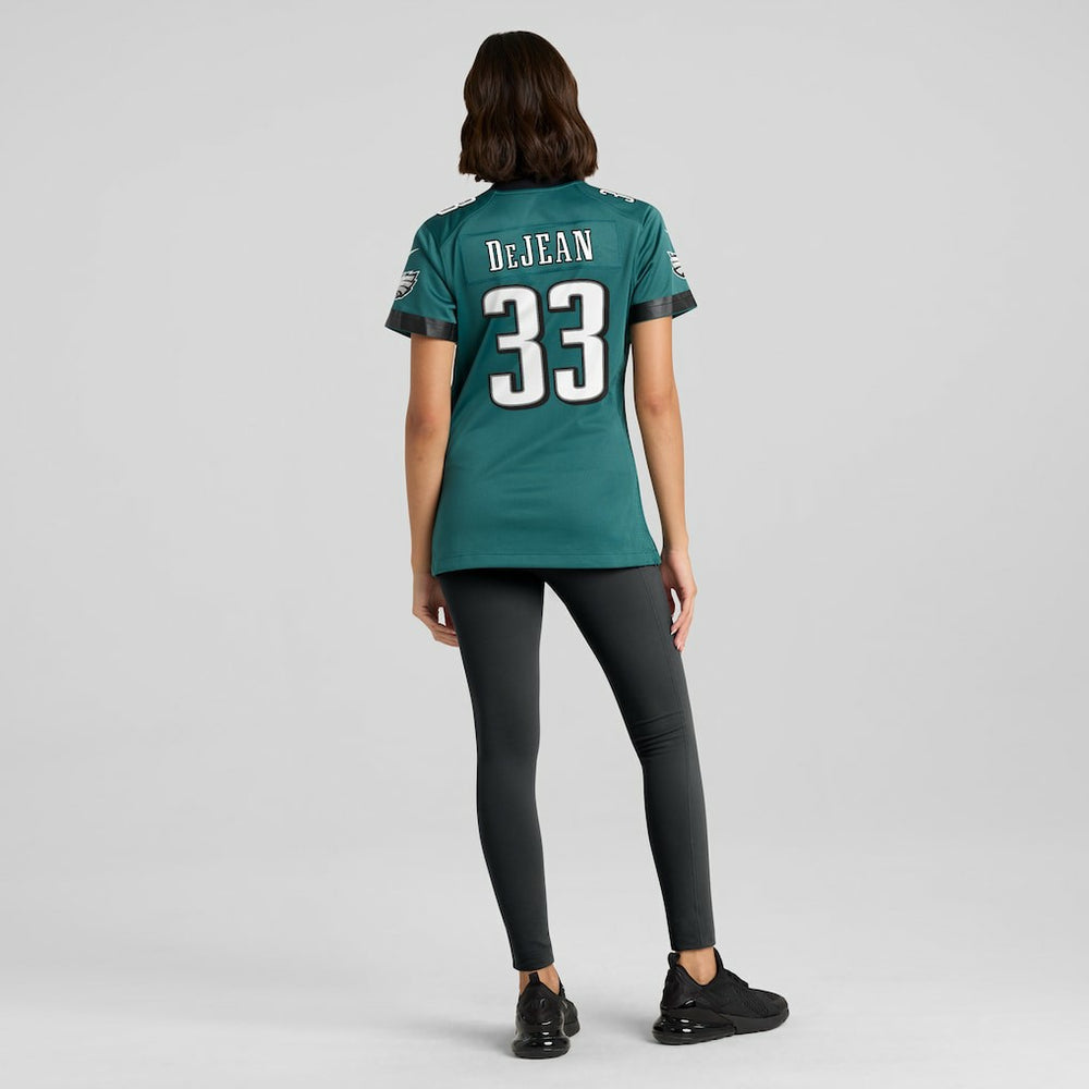 Cooper DeJean Philadelphia Eagles Women's Team Game Jersey - Midnight Green - Nike
