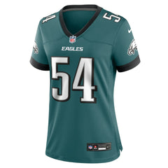 Jeremiah Trotter Jr. Philadelphia Eagles Women's Team Game Jersey - Midnight Green - Nike