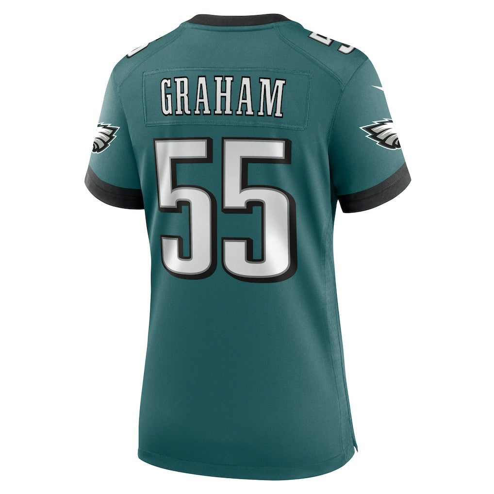 Brandon Graham Philadelphia Eagles Women's Team Game Jersey - Midnight Green - Nike