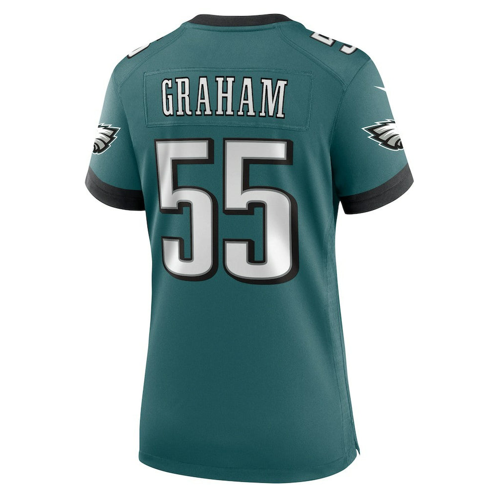 Brandon Graham Philadelphia Eagles Women's Team Game Jersey - Midnight Green - Nike
