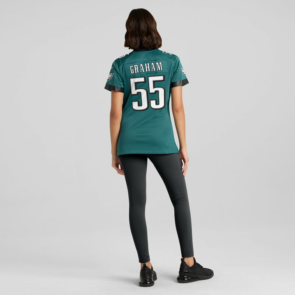 Brandon Graham Philadelphia Eagles Women's Team Game Jersey - Midnight Green - Nike