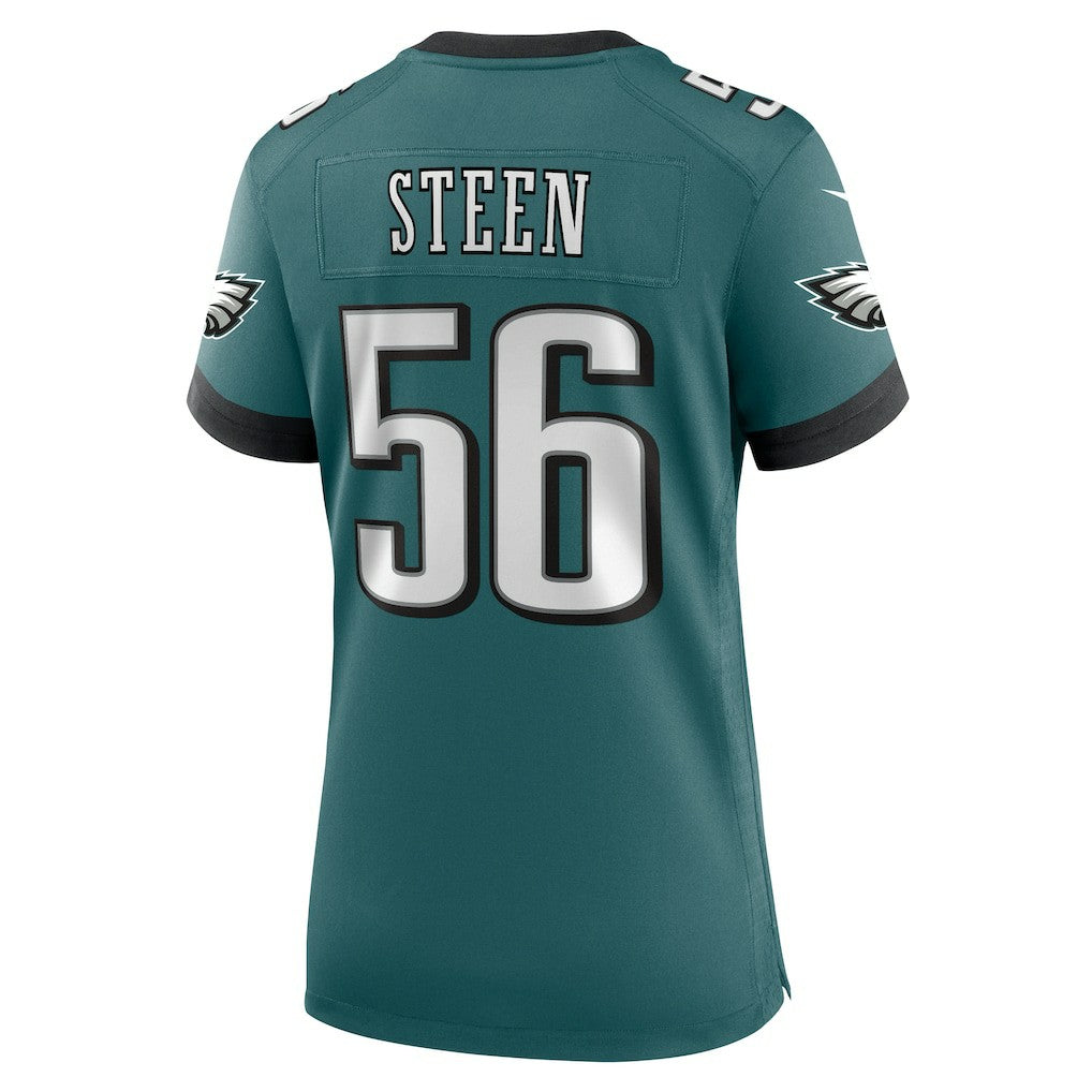 Tyler Steen Philadelphia Eagles Women's Team Game Jersey - Midnight Green - Nike