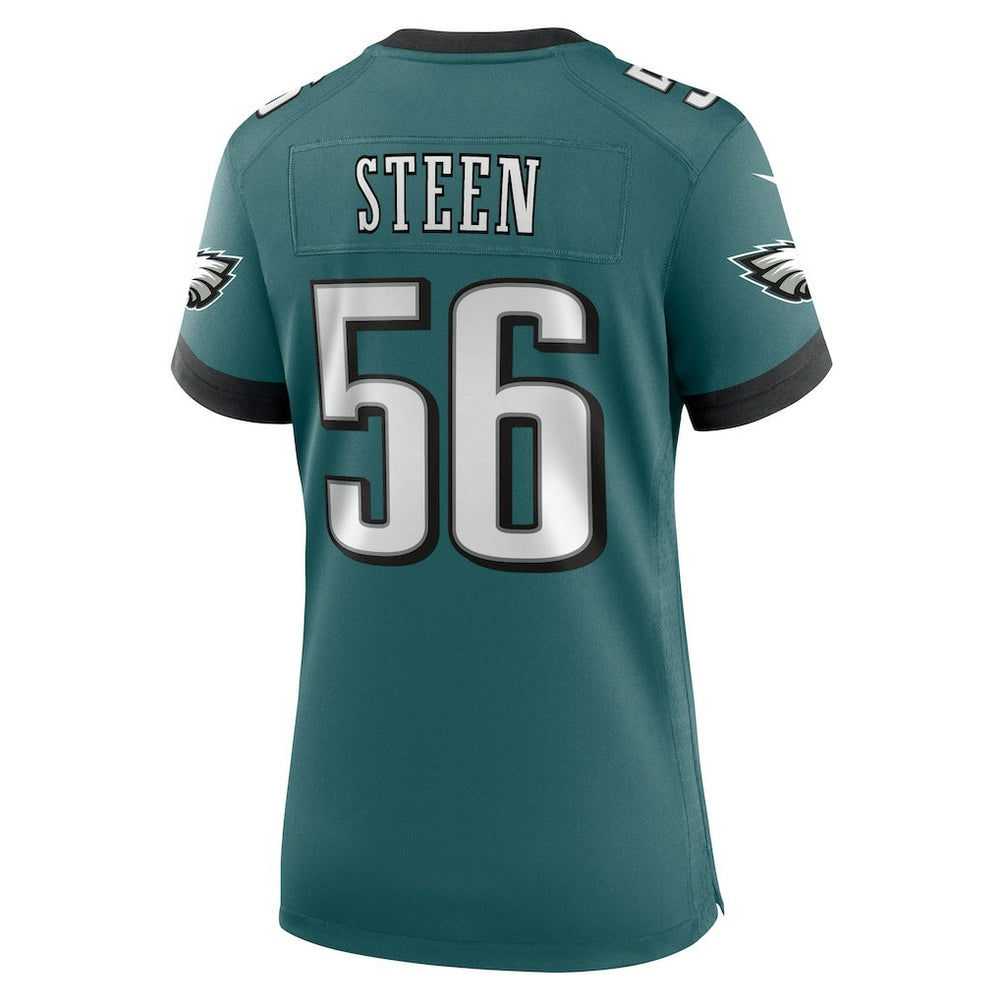 Tyler Steen Philadelphia Eagles Women's Team Game Jersey - Midnight Green - Nike