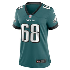 Jordan Mailata Philadelphia Eagles Women's Team Game Jersey - Midnight Green - Nike
