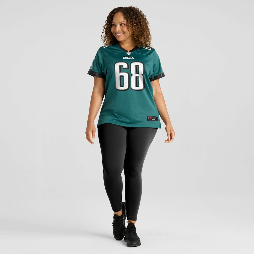 Jordan Mailata Philadelphia Eagles Women's Team Game Jersey - Midnight Green - Nike