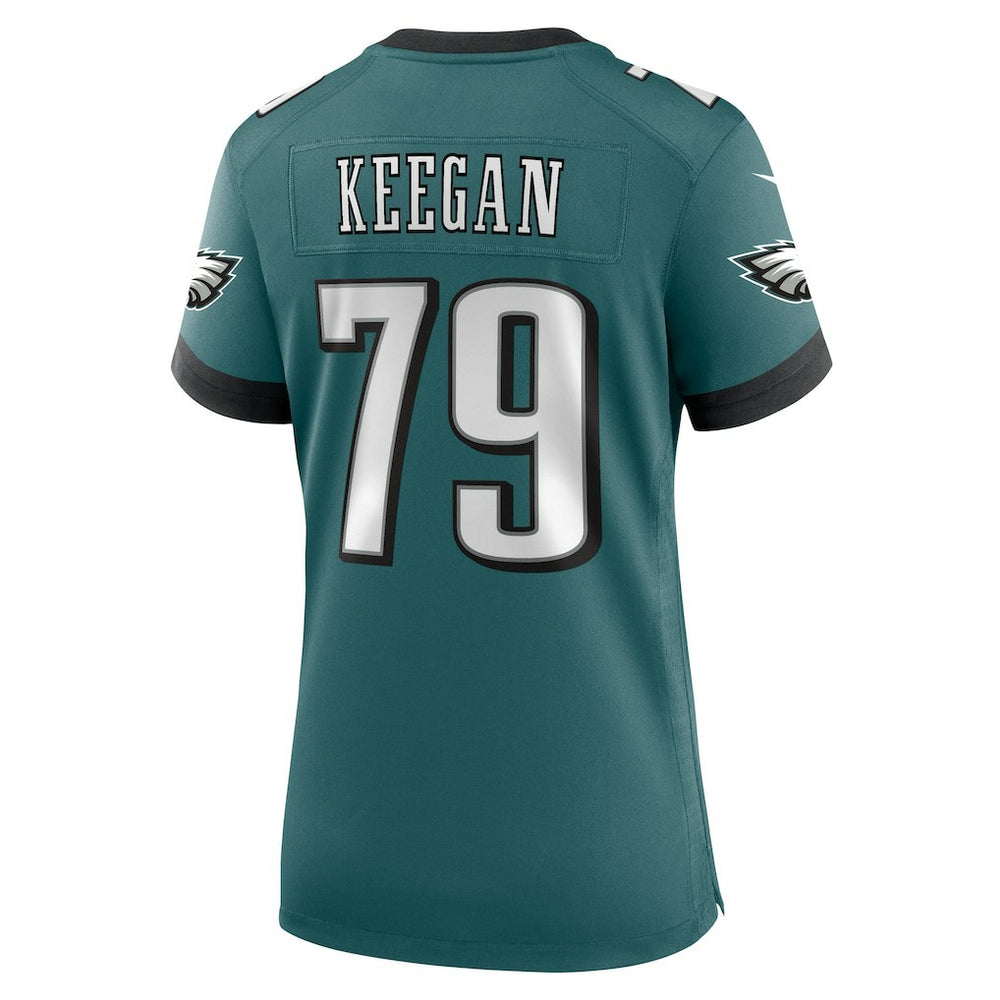 Trevor Keegan Philadelphia Eagles Women's Team Game Jersey - Midnight Green - Nike