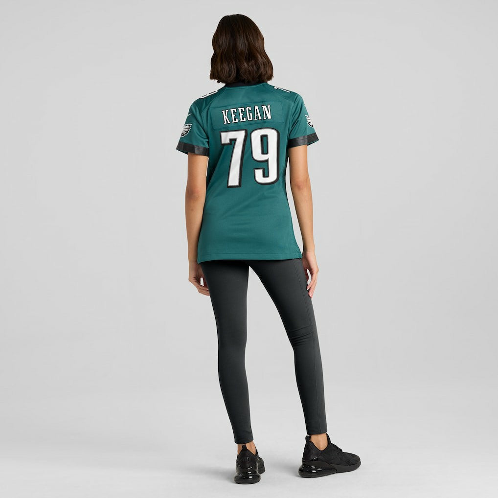 Trevor Keegan Philadelphia Eagles Women's Team Game Jersey - Midnight Green - Nike