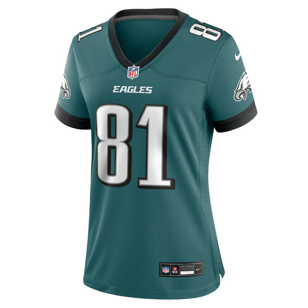 Grant Calcaterra Philadelphia Eagles Women's Team Game Jersey - Midnight Green - Nike