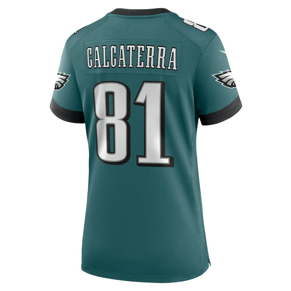 Grant Calcaterra Philadelphia Eagles Women's Team Game Jersey - Midnight Green - Nike