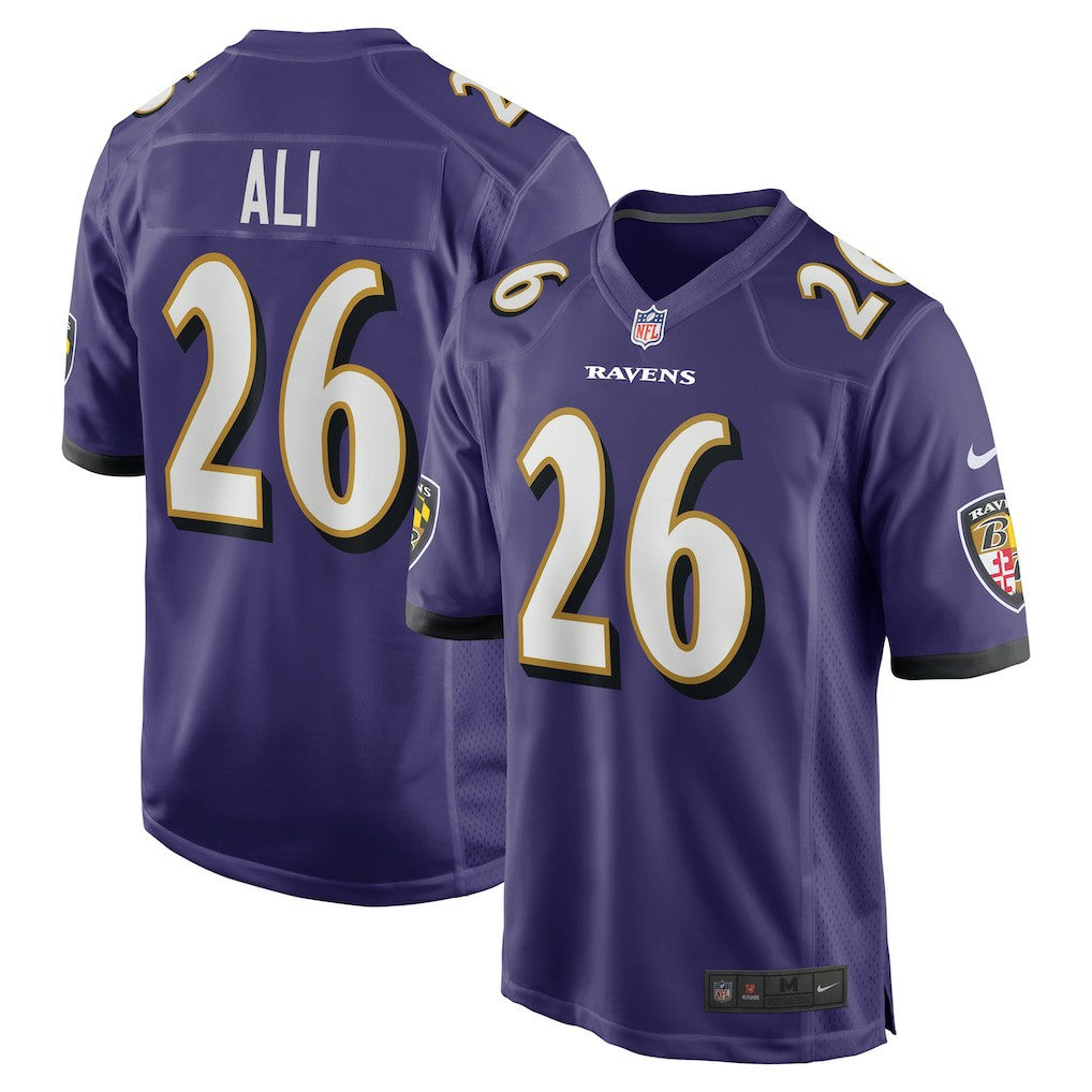 Rasheen Ali Baltimore Ravens Team Game Jersey - Purple - Nike