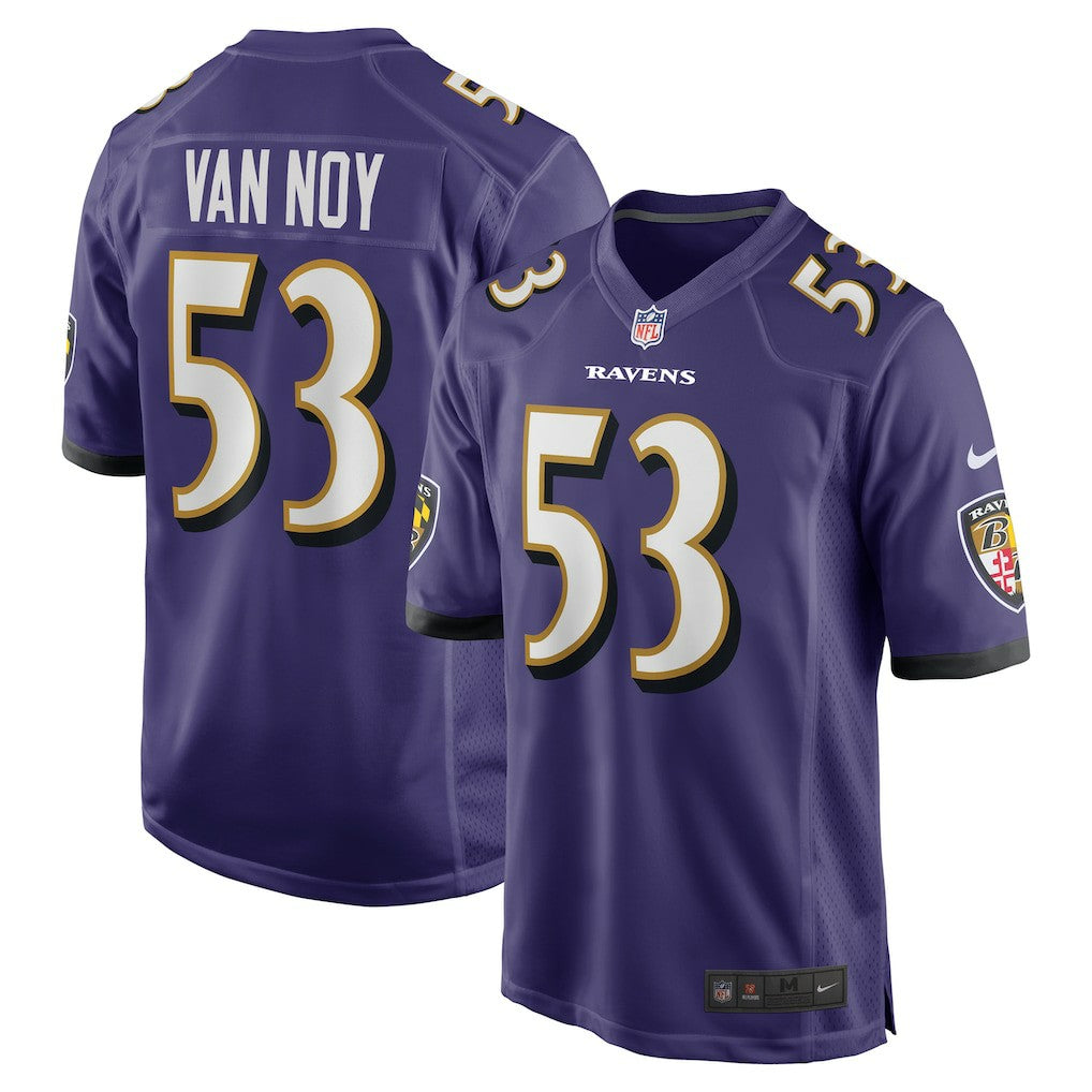 Kyle Van Noy Baltimore Ravens Team Game Jersey - Purple - Nike