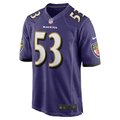 Kyle Van Noy Baltimore Ravens Team Game Jersey - Purple - Nike