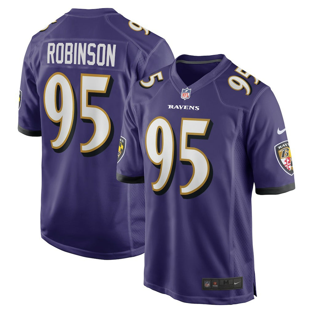 Tavius Robinson Baltimore Ravens Team Game Jersey - Purple - Nike