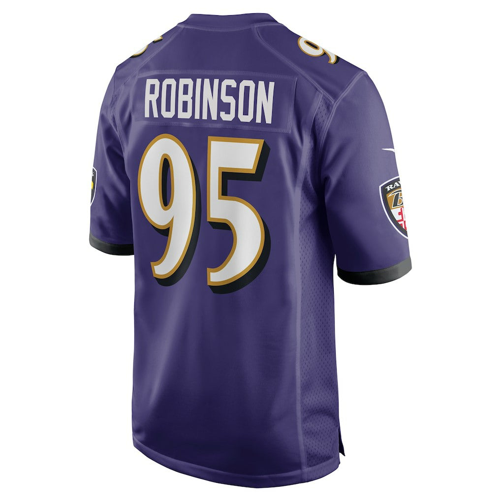 Tavius Robinson Baltimore Ravens Team Game Jersey - Purple - Nike