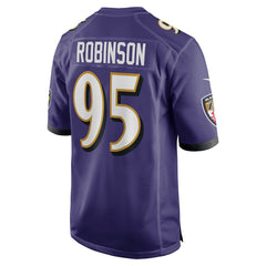 Tavius Robinson Baltimore Ravens Team Game Jersey - Purple - Nike