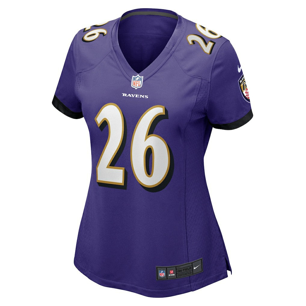 Rasheen Ali Baltimore Ravens Women's Game Jersey - Purple - Nike