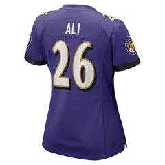 Rasheen Ali Baltimore Ravens Women's Game Jersey - Purple - Nike