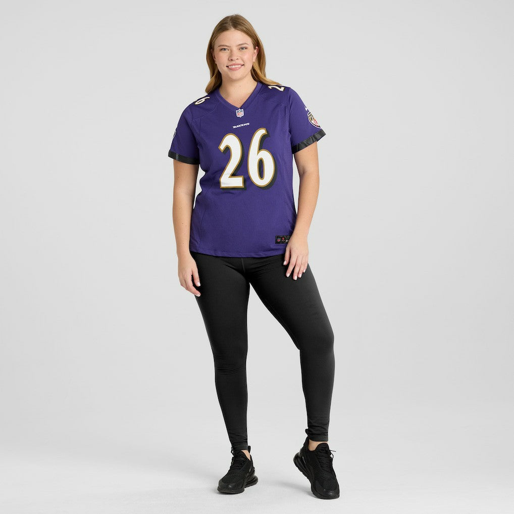 Rasheen Ali Baltimore Ravens Women's Game Jersey - Purple - Nike