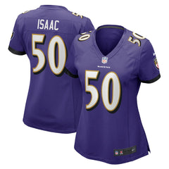 Adisa Isaac Baltimore Ravens Women's Game Jersey - Purple - Nike