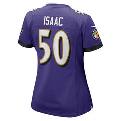Adisa Isaac Baltimore Ravens Women's Game Jersey - Purple - Nike