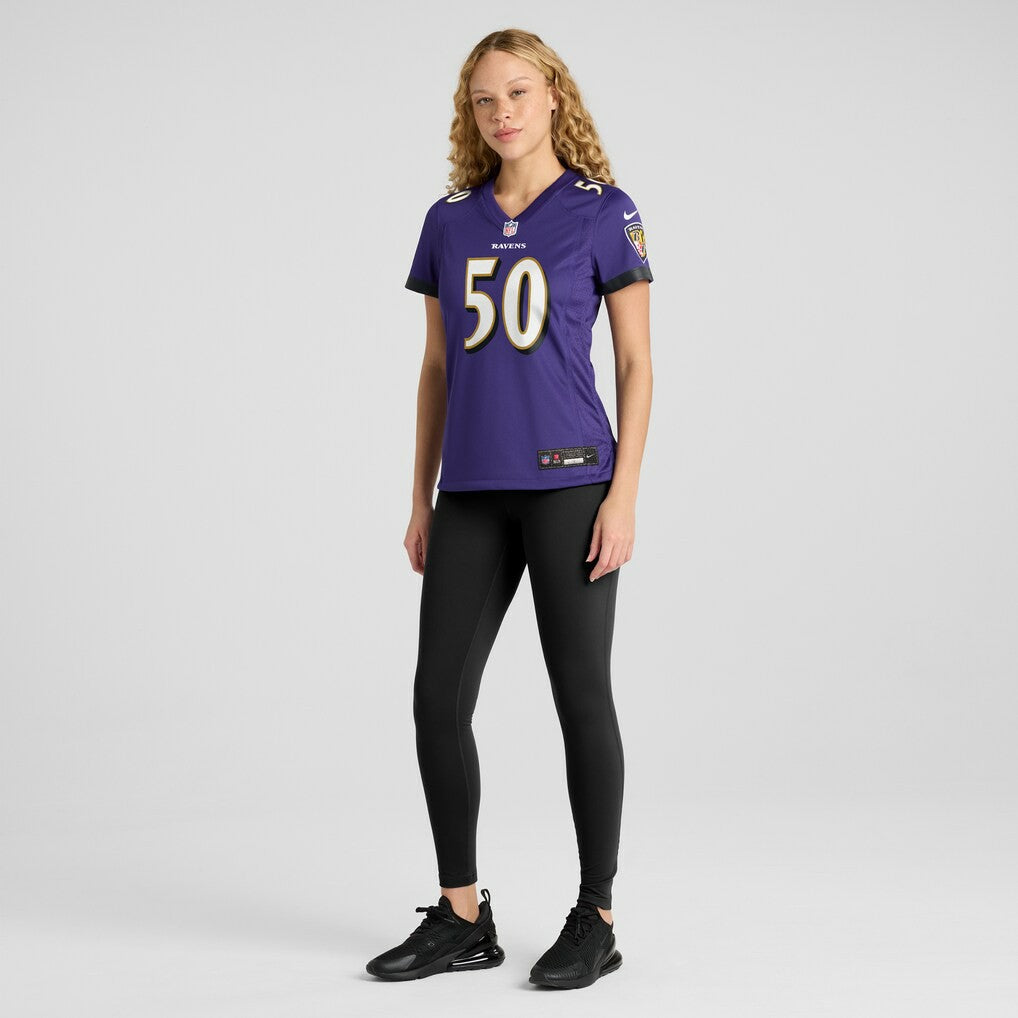 Adisa Isaac Baltimore Ravens Women's Game Jersey - Purple - Nike