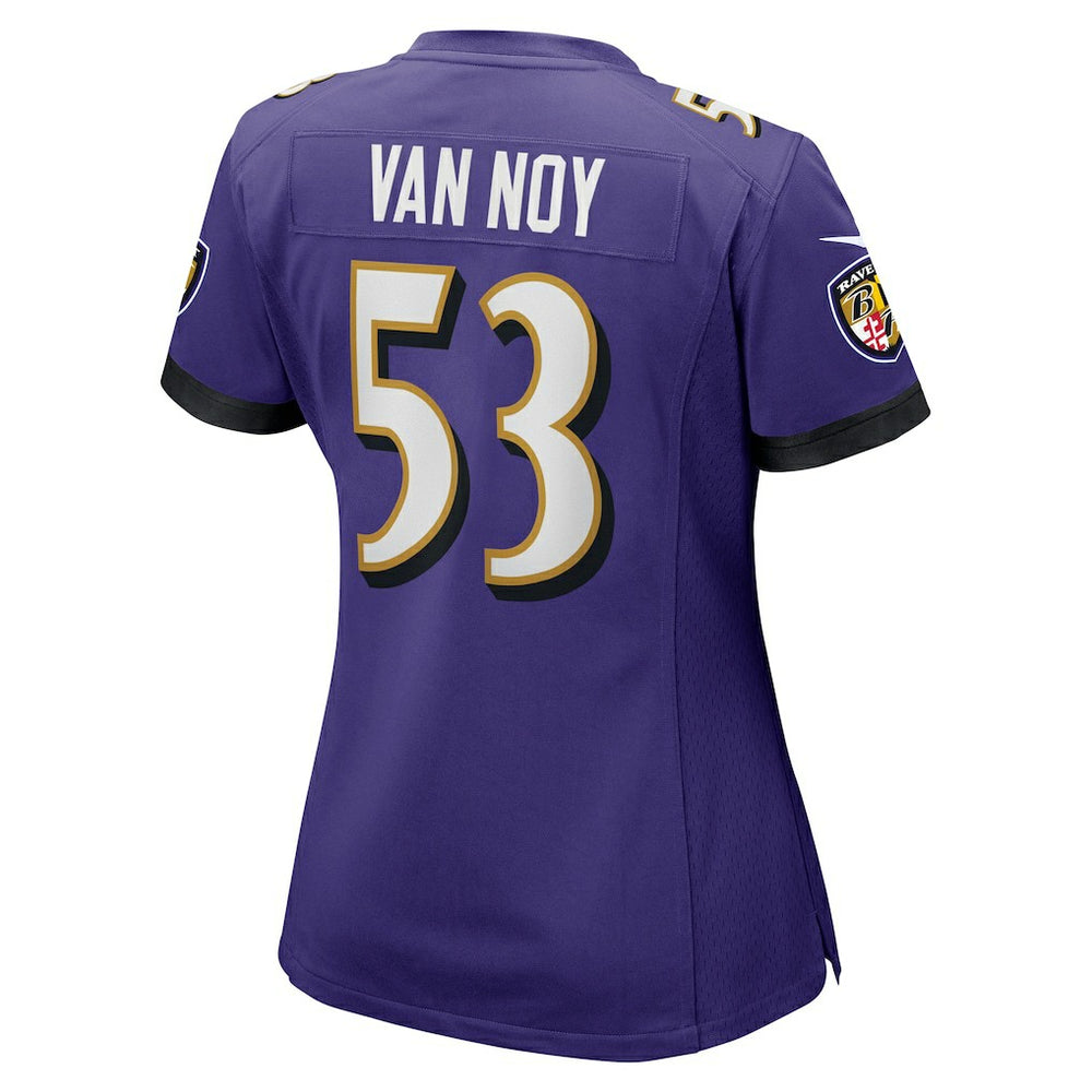 Kyle Van Noy Baltimore Ravens Women's Game Jersey - Purple - Nike