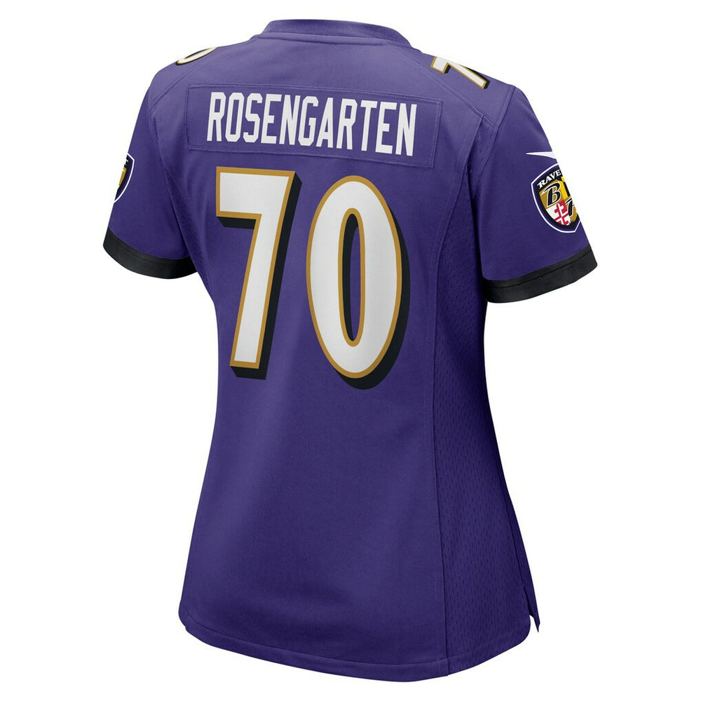 Roger Rosengarten Baltimore Ravens Women's Game Jersey - Purple - Nike