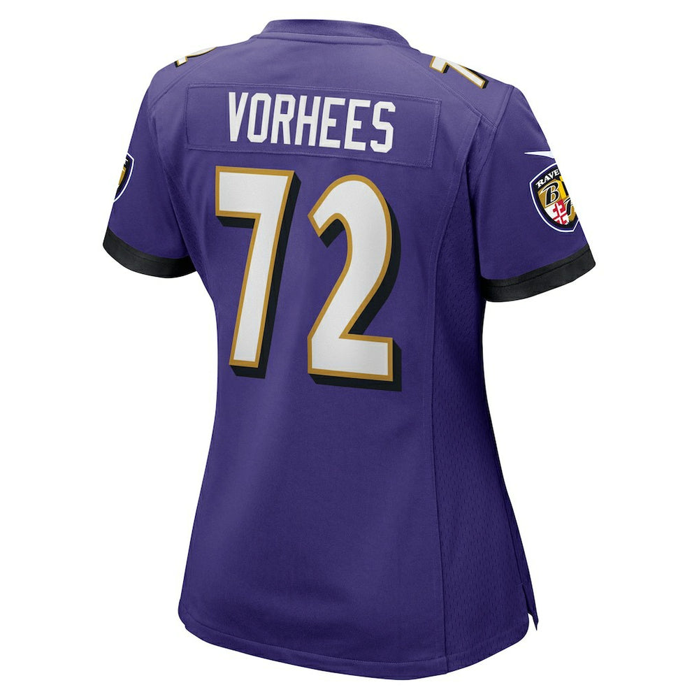 Andrew Vorhees Baltimore Ravens Women's Game Jersey - Purple - Nike