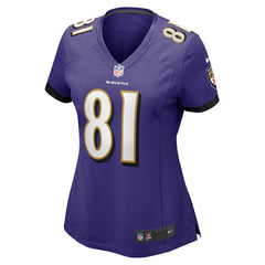 Devontez Walker Baltimore Ravens Women's Game Jersey - Purple - Nike