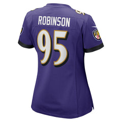 Tavius Robinson Baltimore Ravens Women's Game Jersey - Purple - Nike
